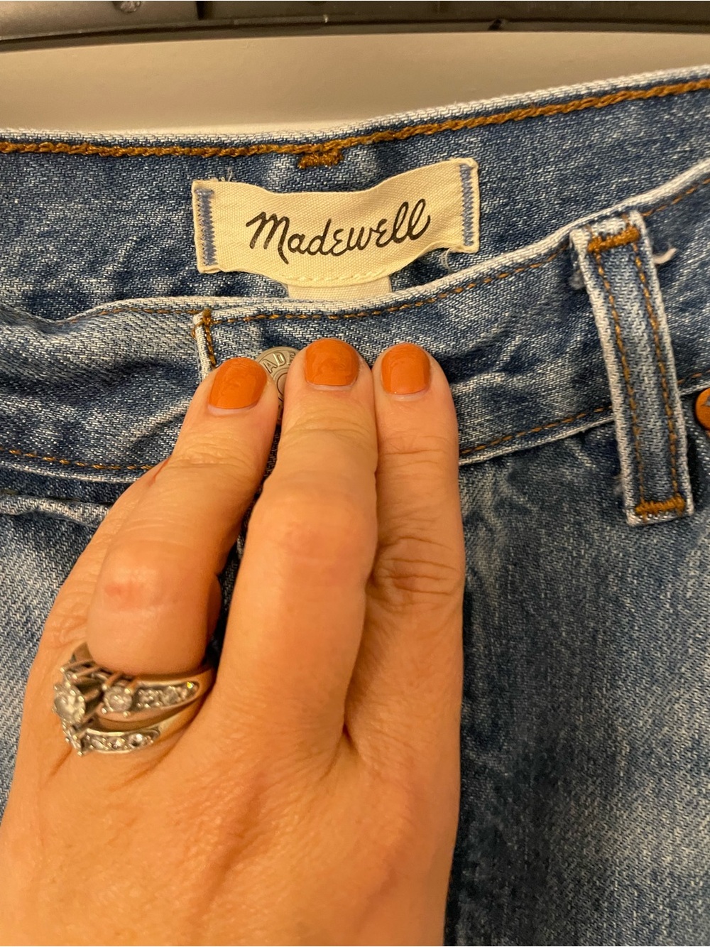 Madewell Low Slung Baggy Hamburg Wash - Picture 2 of 6